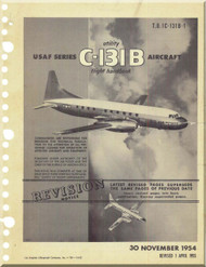 Convair C-131 B Aircraft Flight Manual 1C-131B-1 - 1954