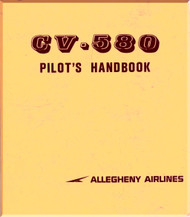 Convair 580  Aircraft Pilot Handbook Manual - Allegheny