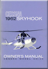 Cessna CH-1C SkyHook Helicopter Owner's Manual -  1962
