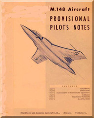 Blackburn Buccaneer M.148 Aircraft Pilot's Notes Manual