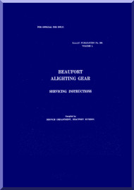 Bristol Beaufort  Aircraft  Service Instructions   Manual  -  RAAF P. 280