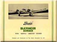 Bristol Blenheim Aircraft  Technical Brochure Manual  