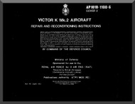 Handley Page Victor K Mk.2  Aircraft Repair and Reconditioning Instruction Manual AP 101B-110-6-2