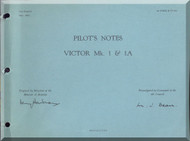 Handley Page Victor Mk.1 & 1A  Aircraft Pilot's Notes Manual