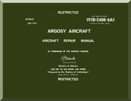 Armstrong Whitworth Argosy  Aircraft Structural Repair Manual -   A.P. 101B-2400-6A1