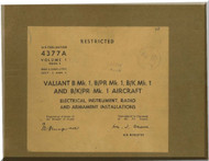 Vickers Valiant B Mk.1   Aircraft  Maintenance Manual - Electrical , Instrument , Radio and Armament Installations