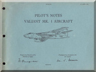 Vickers Valiant Mk.1   Aircraft  Pilot's Notes Manual 