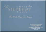 Vickers Viscount 700 Aircraft  Technical Brochure  Manual