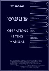 Vickers VC-10  Aircraft  Operating Flight Manual - BOAC -