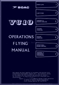Vickers VC-10  Aircraft  Operating Flight Manual - BOAC -