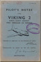 Vickers Viking  Aircraft  Pilot's Notes Manual, 1948