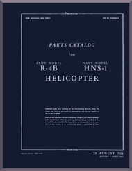 Sikorsky R-4 HNS-1 Helicopter Parts Catalog Manual - 01-230H-4