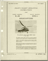 Sikorsky R-4 HNS-1 Helicopter Flight Manual - 01-230HA-1