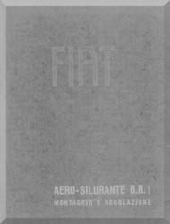 FIAT BR.1 Aircraft  Maintenance  Manual,  Montaggio e Regolazione ( Italian Language ) , 1925 