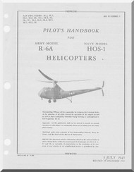 Sikorsky R-6A , HOS-1  Helicopter Flight Manual   , AN 01-230HC-1 , 1945