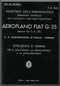 FIAT G.55  Aircraft Erection and Maintenance Manual,  Istruzioni per il Montaggio  e la Regolazione ( Italian Language ) , CA.703, 1943