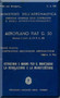 FIAT G.50 Bis  Aircraft Erection and Maintenance Manual,  Istruzioni per il Montaggio  e la Regolazione ( Italian Language ) , CA.381