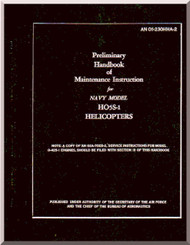 Sikorsky NAVY HO5S-1 Helicopter Preliminary Handbook Maintenance Instructions AN 01-23OHHA-2