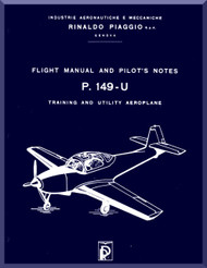 Piaggio P.149 U Aircraft Flight Manual, Manuale di Pilotaggio ( English Language ) 
