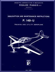 Piaggio P.149 U Aircraft Maintenance  Manual,  ( English Language ) 