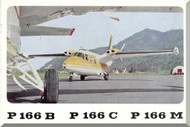 Piaggio P.166 B C M Aircraft Technical Brochure Manual, ( English Language )