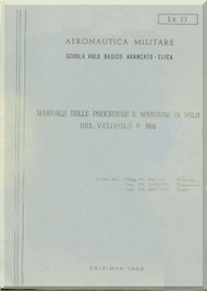 Piaggio P.166 B  Aircraft Procedures and Maneuver of Flight  Manual,  ( Italian Language ) - 1968