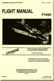 Piaggio P.149 D Aircraft Flight   Manual, Manuale di Pilotaggio ( English Language ) 