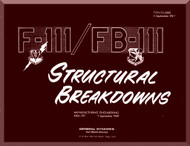 General  Dynamic  F-111 A E  Aircraft Structural Breakdown Manual,  FZM-12-6282 
