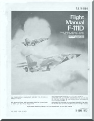 General  Dynamic  F-111D Aircraft Flight Manual, T.O. 1F-111D-1, 1972