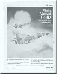 General  Dynamics  F-111D Aircraft Flight Manual, T.O. 1F-111D-1, 1972