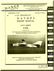 General  Dynamic  F-111 B Aircraft Flight Manual, NVAIR 01-10FAB-1, 1968