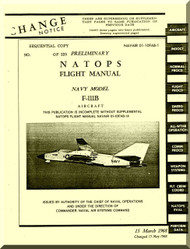 General Dynamics F-111 B Aircraft Flight Manual, NAVAIR 01-10FAB-1, 1968