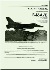 General Dynamics / Lockheed  F-16 A / B  Aircraft   Flight Manual