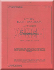 Glenn Martin P6M Sea Master Aircraft Flight  Manual - 1956