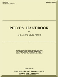 Glenn Martin PBM-3S Pilot's handbook of Flight  Operating Instructions Navy Model PBM-3D   A.N. 01-35QG-1  1944