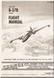 Glenn Martin B-57 Canberra Aircraft Flight  Manual - 1B-57B-1 - 1958
