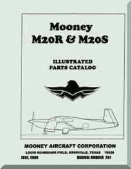 Mooney M.20 R S Aircraft Illustrated  Part Manual 