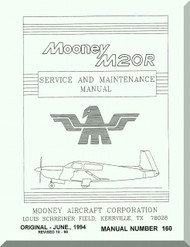 Mooney M.20 R Aircraft Service Maintenance Manual - 1994