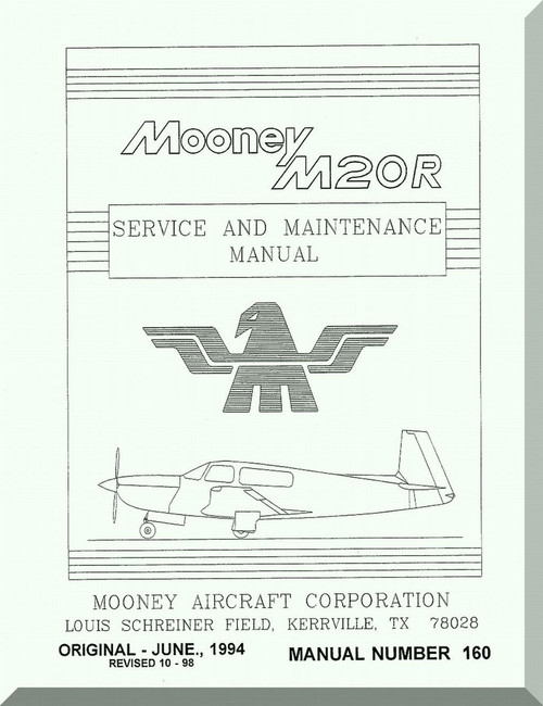 Mooney M.20 R Aircraft Service Maintenance Manual - 1994