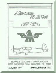 Mooney M.20 M Aircraft Illustrated  Part Manual - 1987