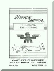 Mooney M.20 L Aircraft Illustrated  Part Manual - 1988