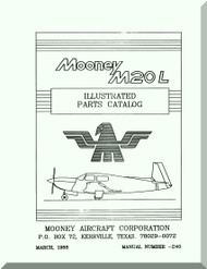 Mooney M.20 L Aircraft Illustrated  Part Manual - 1988