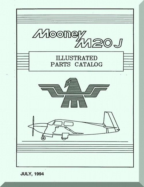 Mooney M.20 J Aircraft Illustrated  Part Manual - 1994
