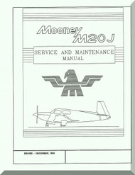 Mooney M.20 J Aircraft Service Maintenance Manual - 1998