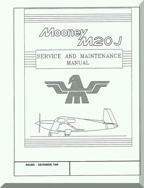 Mooney M.20 J Aircraft Service Maintenance Manual - 1998