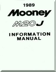 Mooney M.20 J Aircraft Information  Manual - 1989