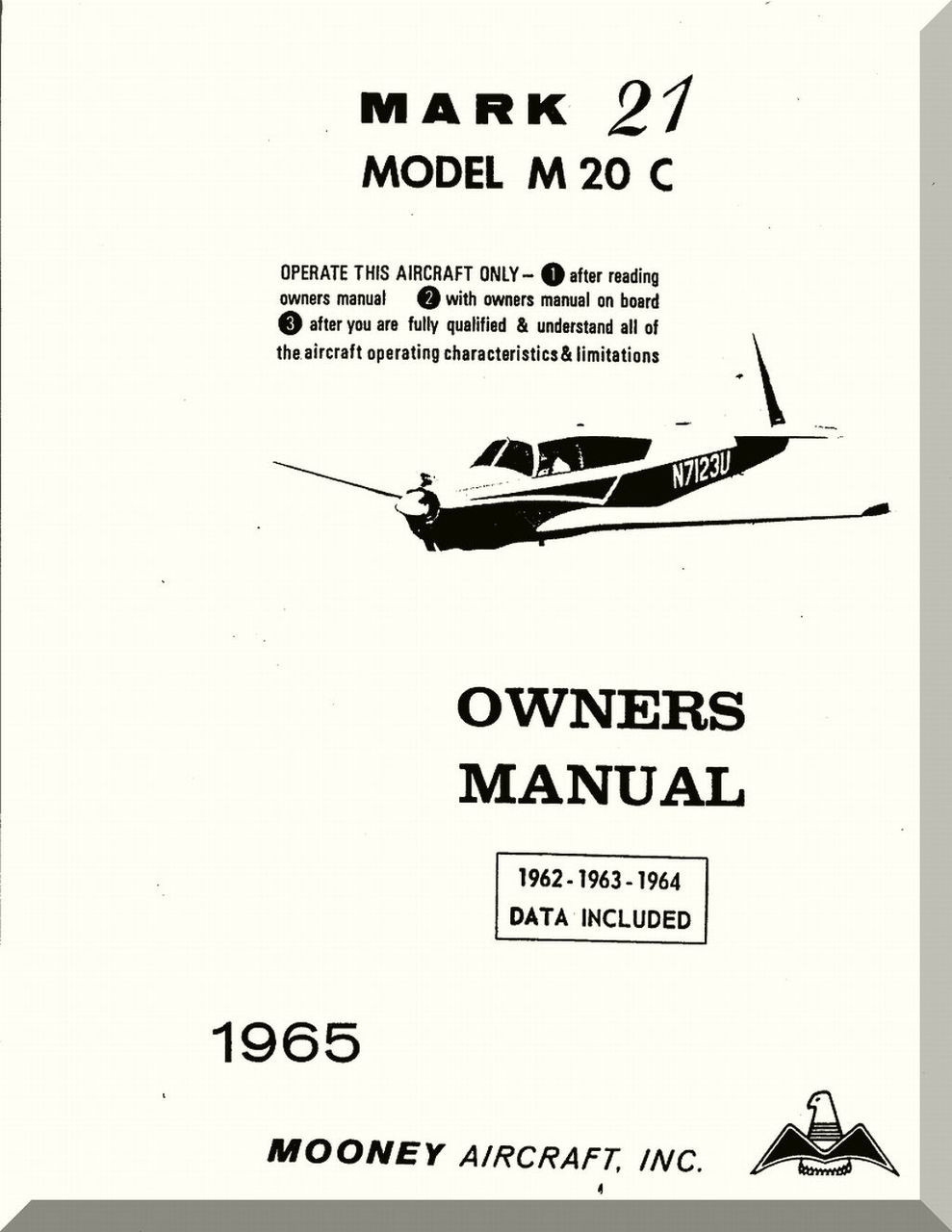 Mooney M.20 C Aircraft Owner Manual 1965 Aircraft Reports