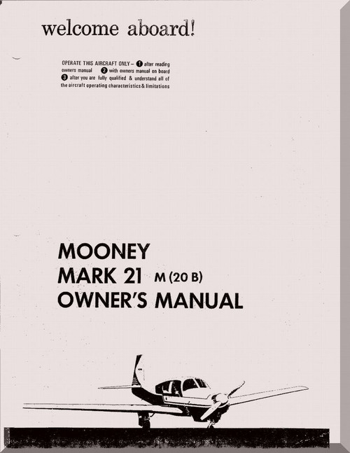 Mooney M.20 B  Aircraft Owner Manual  - 1961