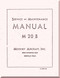 Mooney M.20 B  Aircraft Service Maintenance Manual - 1961