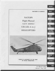 Sikorsky NAVY UH-34D , G, & J  Helicopter Flight Manual   , NAWEPS 01-230HLB-1